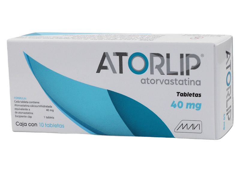 ATORVASTATINA 40MG C/10 TABS ATORLIP