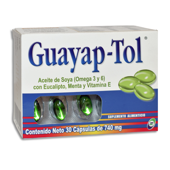 GUAYAP-TOL EUCALIPTO, OMEGA 3 Y 6 Y VITAMINAS